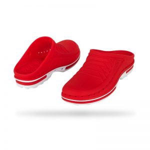 Soca wock_clog 17_branco vermelho